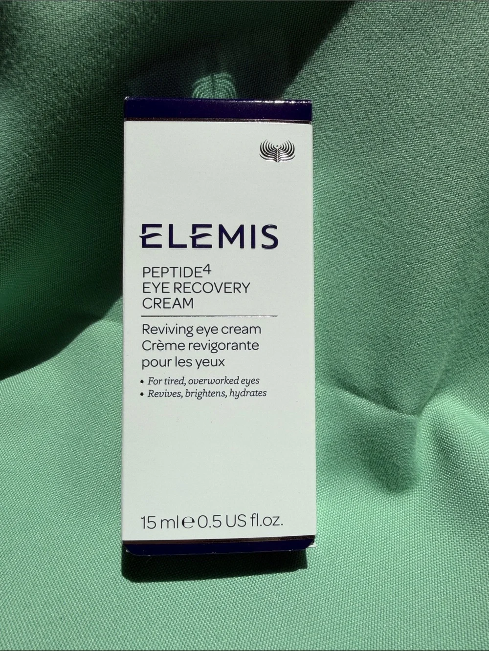 ELEMIS Peptide4 Eye Recovery Cream - White with Navy Accents